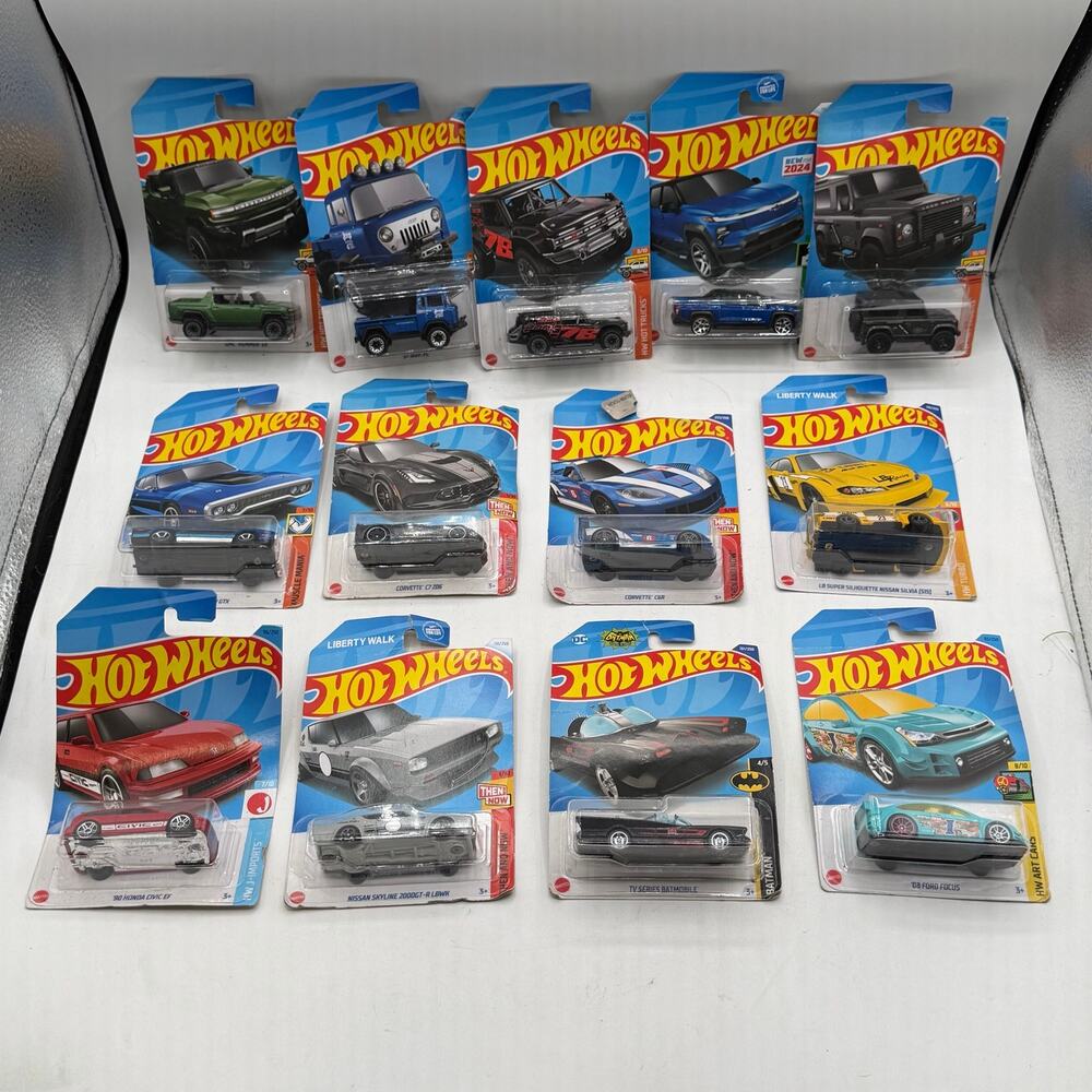 Hot Wheels 2024 Mainline & Specialty Assortment - 13 Items